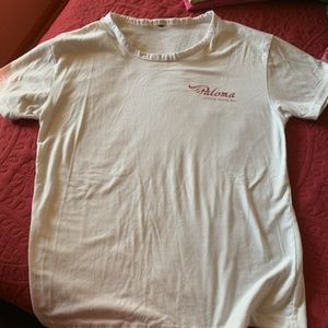 White tee shirt, Paloma,  large , great condition